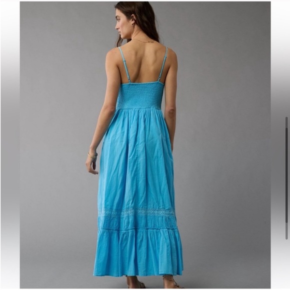 AE Corset Tiered Midi Dress - Picture 4 of 7